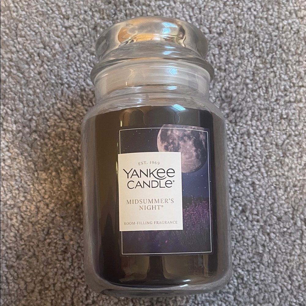 Yankee Candle Midsummer's Night Jar - Deep Black